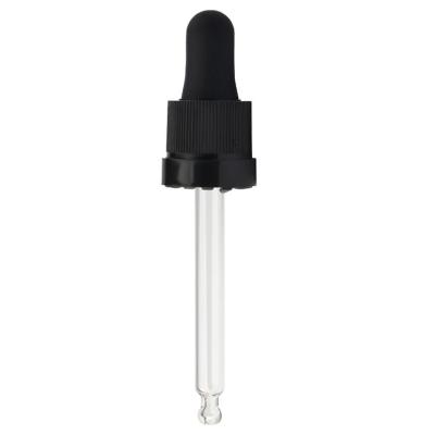 China Din 18/410 Din 18 / 415 Glass Dropper Pipette Smooth And Ratched Closure for sale