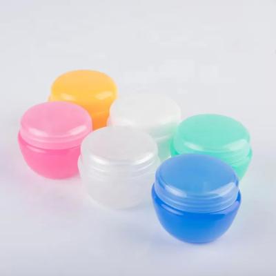 China Luxo colorido 20g Pp Creme Jar Face Creme Plastic Cosméticos Jar à venda