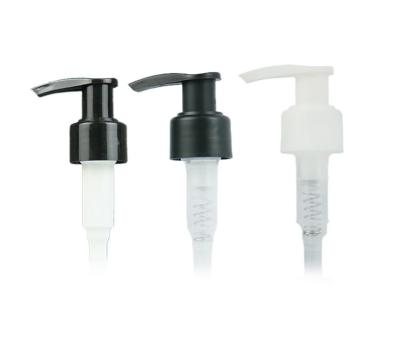 China 28/410 PP Plastic Shampoo Shower Black Lotion Pump for Bottle for sale