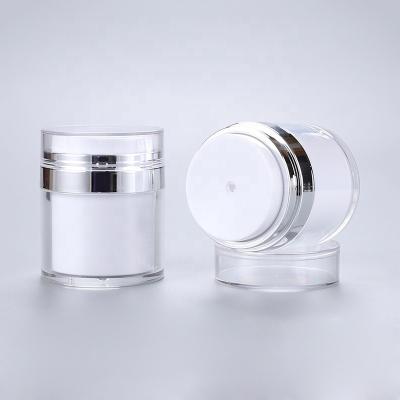 China Double Way Airless Pump Jar  50g  Refillable Airless Bottle for sale