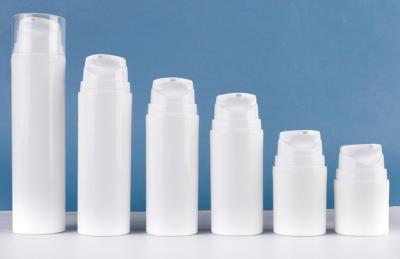 China Plastic Cosmetic Airless Pump Bottles 30ml 50ml 100ml 1CC Dosage for sale