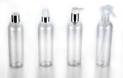 China Shampoo Cylinder Cosmetics Plastic Bottles , PET 100ml Spray Bottle for sale