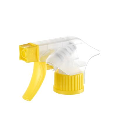China yellow trigger pump sprayer , spray nozzle trigger for bottle OEM for sale