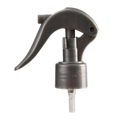 China Ribbed Collar Mini Spray Pump Trigger For Spray Bottle With Lock Button for sale
