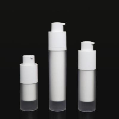 China Twist Switch Airless Pump Bottles , Cosmetic Cream Bottle PP Plastic Material for sale