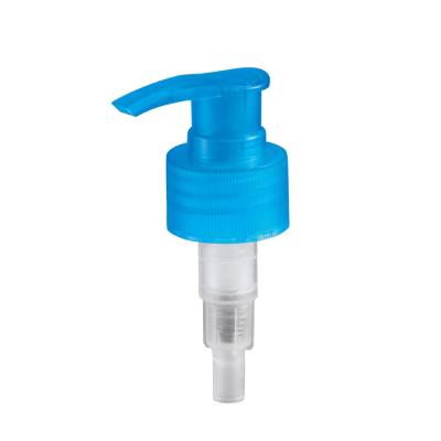 China Screw Down Lock 28mm Blue Lotion Pump , Plastic PP 24 410 White Lotion Pump for sale