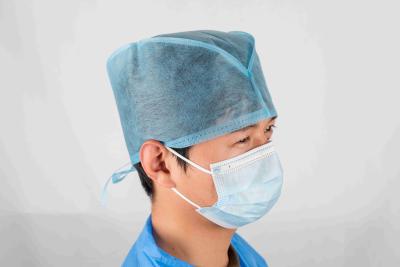 China Doctor And Nurse Medical Doctor Cap With Machine Made Ties At Back for sale