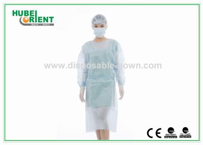 China Professional Waterproof Disposable Medical Isolation Gowns For Hospital And Doctors Use for sale