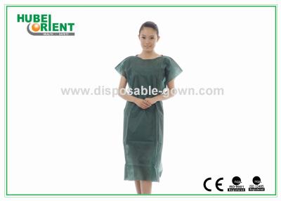 China Laboratory Durable Disposable Dental Patient Gowns Bariatric Hospital Gowns Without Sleeves for sale