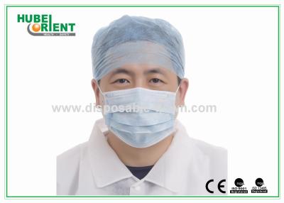China Disposable Medical SMS Anti-Bacterial Waterproof Doctor Cap With Back Elastic Comfortable Non-Woven Head Cap for sale
