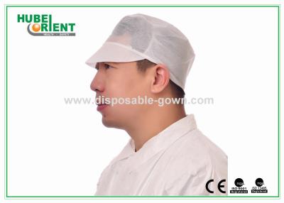 中国 通気性のPPは保護のための使い捨て可能な使用Bouffant外科帽子を働かせる 販売のため