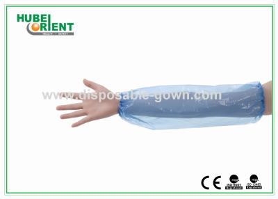 China Waterproof Polythene Disposable Arm Sleeves / non-toxic Disposable PE Oversleeves for sale