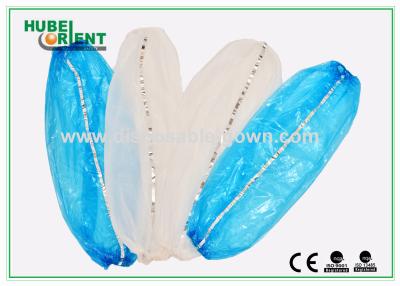 China Food Industry Disposable Plastic Arm Sleeves with Tacking Thread for sale