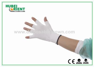 中国 女性の反振動のための 100% の柔らかいナイロン使い捨て可能な半分の手袋 販売のため