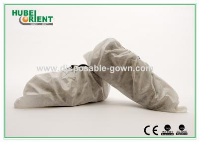 China Free Size Single Use Handmade Nonwoven Shoe Cover With Elastic Rubber At Opening for sale