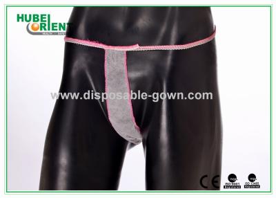 China Colorful Disposable PP Nonwoven Female T Back Pants For Beauty Salon for sale