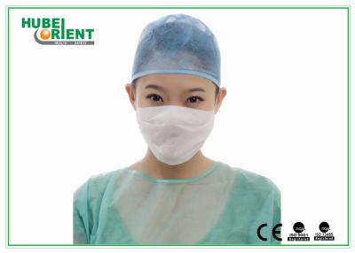 China Mascarillas disponibles de papel blancas de 2 capas del polvo anti para el hospital en venta
