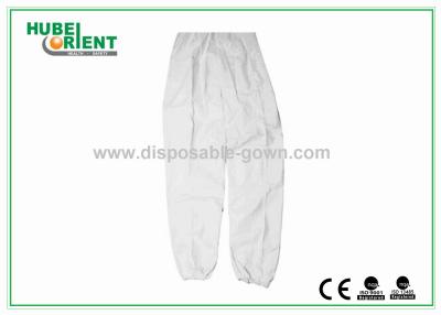 China Safety Waterproof White Mens Disposable Pants For Travelling for sale