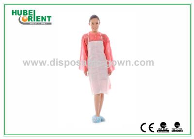 China Splash-Proof Disposable use Tyvek Aprons/Waterproof Disposable Plastic Aprons for sale