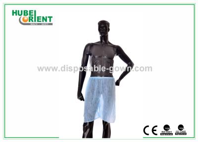 Chine Pantalon de shorts jetable respirable et flexible imperméable de polypropylène d'examen à vendre
