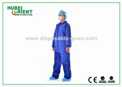 China Elastic Wrist Disposable Protective Clothing Without Hood For Protect Body for sale