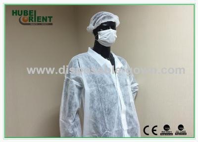 China Non-Woven Adult Version/MP Material Disposable Lab Coats Protective Lab Coat for sale