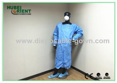 China Anti Apray Non Textile Disposable Medical Protective Clothing/disposable use surgical gown for sale