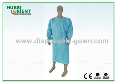 China Standard SMS Disposable Scrub Suits Blue Color 50gsm-70gsm For Hospital Use for sale