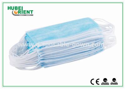 China Free Sample Single Use Medical Non-woven Face Mask With Earloop For Medical Environment for sale