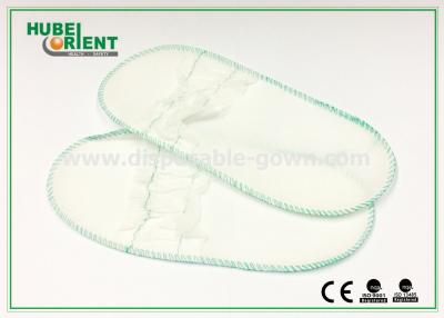 China Open Toe disposable hotel slippers , General Salon disposable shower slippers for sale