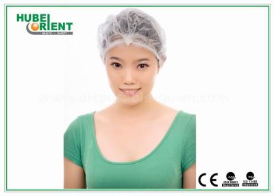 China Customized Disposable Head Cap /  Female Surgical Caps For Beauty / Food Industry for sale