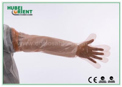 China LDPE Disposable Plastic Arm Sleeves For Slaughtering / Food Processing , Eco - Friendly for sale