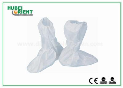 China Cubierta médica disponible respirable de la bota/cubiertas plásticas del zapato para el laboratorio del hospital en venta
