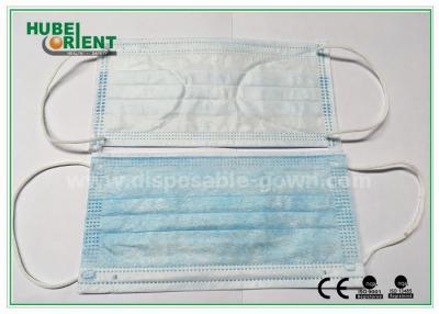 China Hospital Face Mask With Earloops 3- Ply Disposable Medical Masks Free Samples for sale