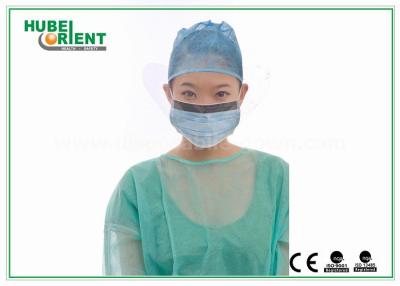 China CE Approved Hospital Face Mask Disposable With Anti - Fog Visor , 9.5*17.5cm for sale