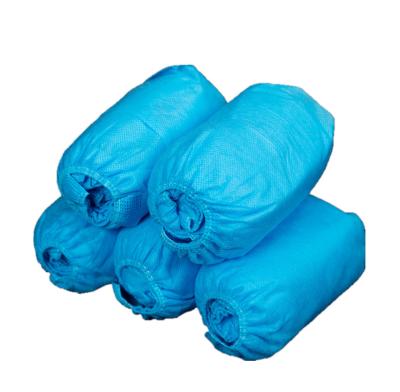 China Laboratory Use Disposable Anti-Static Medical blue Nonwoven Shoe Cover for sale