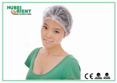China Single Elastic Disposable Surgical Caps / Disposable Head Cap For Hospital , Size Customized for sale