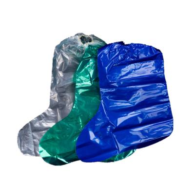 Chine La botte jetable transparente de PE couvrent les couvre-chaussure en plastique de NO--réutilisation unicolore imperméable à vendre