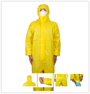 China Oil Refinery / Chemical Handling Type 3B Disposable PP PE Protective Coverall With Hood for sale
