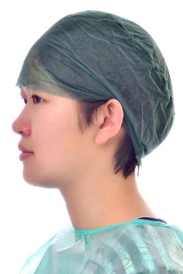 China Round Disposable Nonwoven Doctor Cap For Hospital for sale