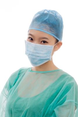 China No Reusable Odorlees Nonwoven Earloop Medical Face Mask ISO13485 For Hospital for sale