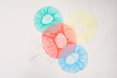 China Free Size Alternative Color Disposable Non Woven Bouffant Cap for sale