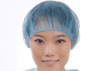 China CE Breathable Disposable Non Woven Bouffant Cap for sale