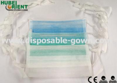 China Non Irritating Medical Nonwoven Ties Disposable Face Mask OEM for sale