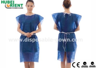 China 105x140cm 115x150cm Non Woven Patient Gown With Waist Ties for sale