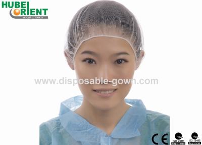 China Ventilate Non Irritating Nylon Disposable Hairnet for sale