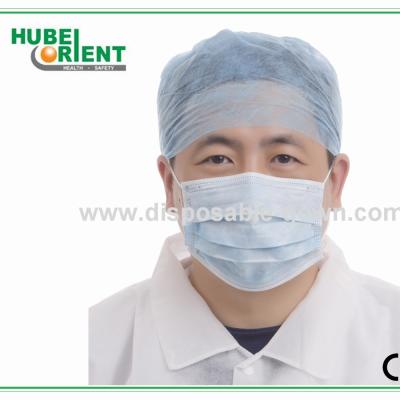 China Free Size 40g/m2 SMS Polypropylene Disposable Doctor Cap For Operation Room for sale