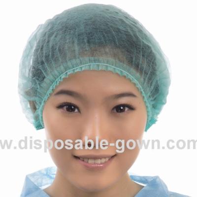 China Non Woven Bouffant Disposable Head With Double Elastic for sale
