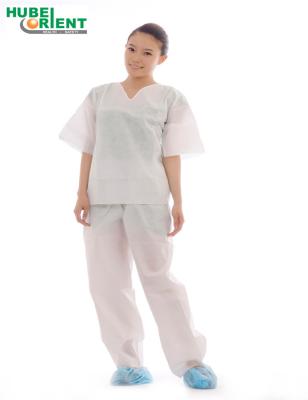 China Fashionable Hospital Nurse SMS Scrub Suit Soft And Breathable SMS Material For Hospital for sale