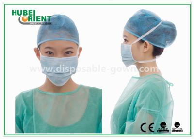 China Disposableds Nonwoven Face Mask 3 Ply Medical Face Mask Anti Dust Tie On Face Mask for sale